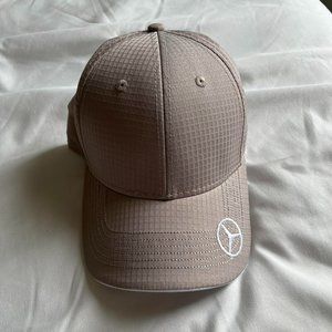 Mercedes embordered tan cap/hat